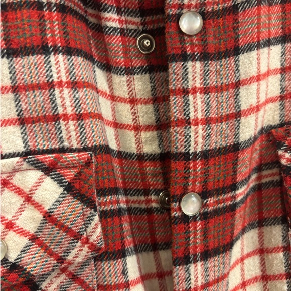 Urban Behavior Red and White Plaid Sweater Dress - Picture 3 of 3